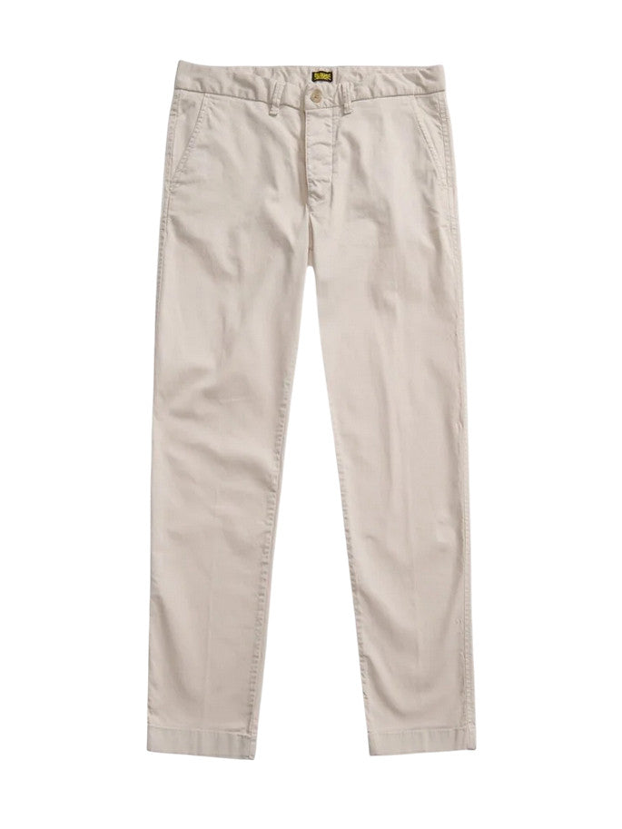Pantalone Chino Blauer MALDEN Grigio Mattino Slim Fit Uomo