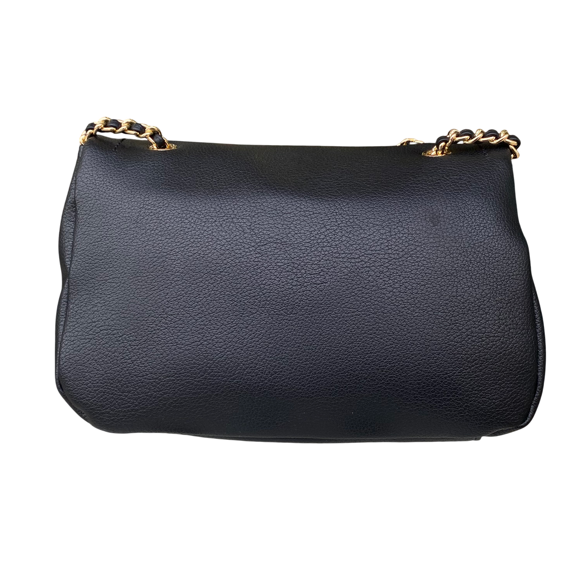 CafèNoir borsa a spalla con pattina e tracolla a catena C3ME0814 N001 nero