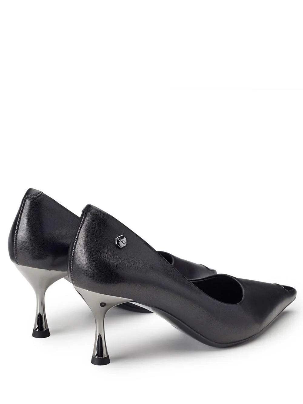 Cult Pink Décolleté Donna Nera Tacco Metallico - CLW440200