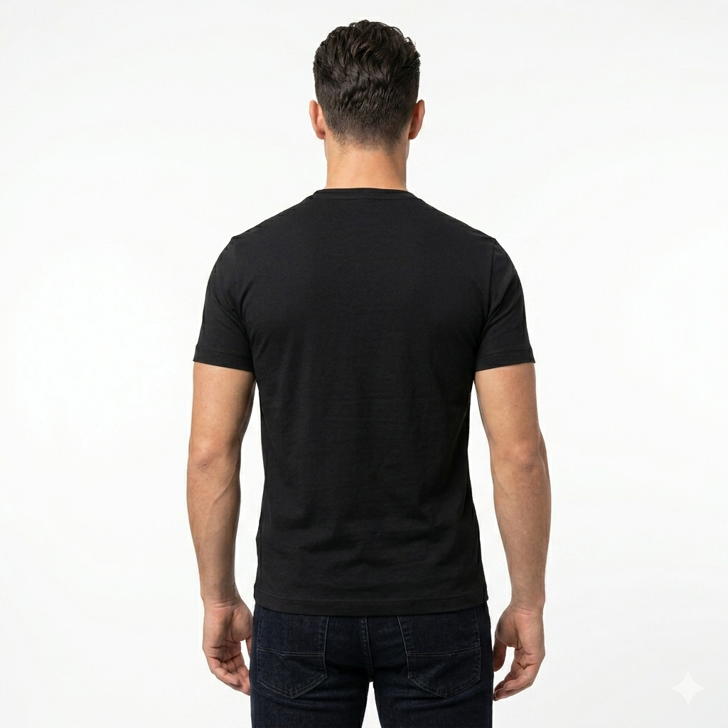 EA7 Emporio Armani T-Shirt Uomo Nera Slim Trainer Core Identity 7M001412 AF22264 MC005