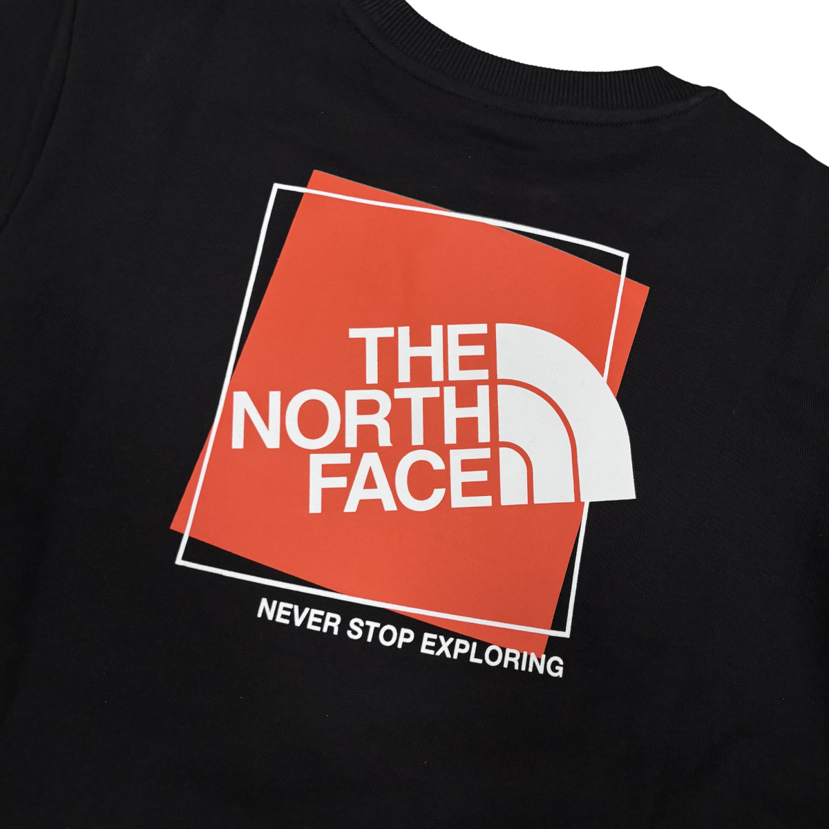 The North Face Box Graphic Felpa Girocollo Uomo NF0A8JNBKY4 Nera
