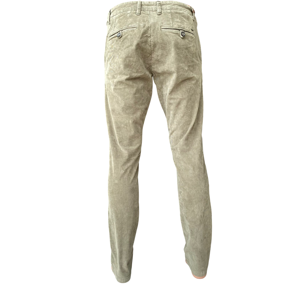 Trez Pantalone Uomo Velluto Millerighe M49592 408 PROT-CORD Verde – elegante, comfort, moda uomo