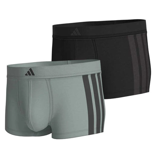 Adidas Boxer Uomo Active Flex Cotton Assortito Confezione da 2 - KL1966