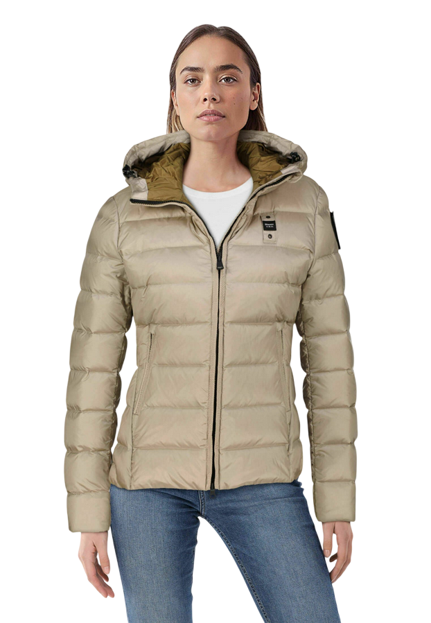 Blauer Piumino Charme Fitted Donna 25WBLDC03100-A06047 Mist Grey Elegante