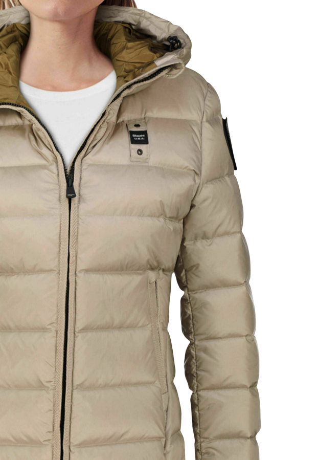 Blauer Piumino Charme Fitted Donna 25WBLDC03100-A06047 Mist Grey Elegante
