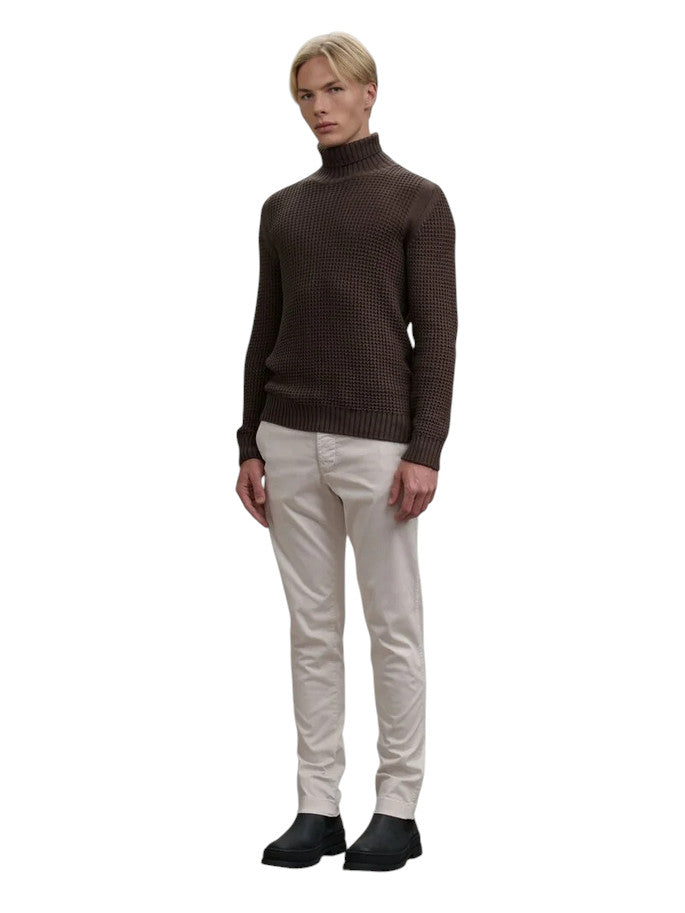 Pantalone Chino Blauer MALDEN Grigio Mattino Slim Fit Uomo