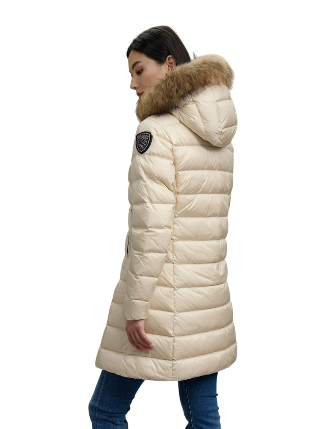 Blauer Piumino Donna Long Kristin 25WBLDK03103 006047 907 Morning Grey