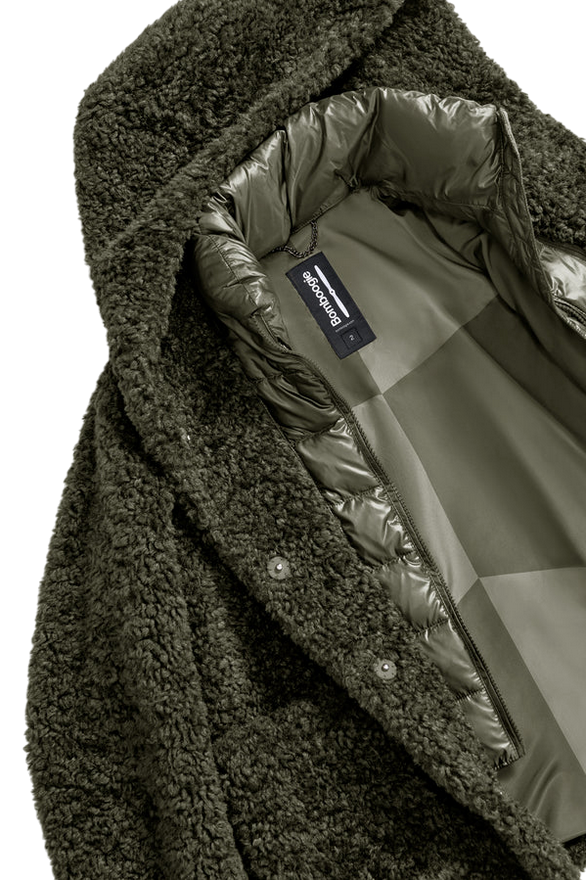 Bomboogie Cappotto Ecopelliccia GW9191TSFC-365 Verde Donna
