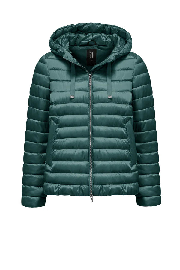 Bomboogie Piumino 100g Donna Cappuccio Nylon Ciré Verde Acqua - GW9616TDLC6