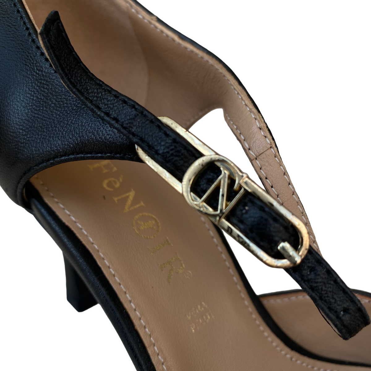CafèNoir scarpa decoltè da donna spezzata in pelle C1NA4041 N001 nero