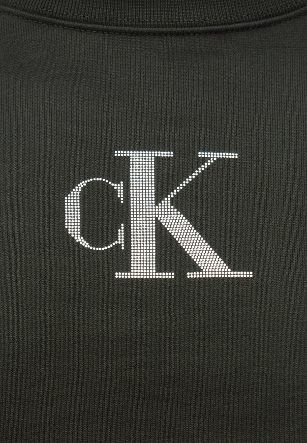 Calvin Klein Felpa Girocollo Donna LV047E828 Nero