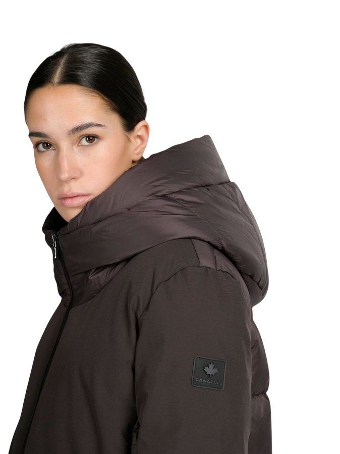 Canadian Classics Lytton Coat 2.CN.G224378W BKCOF Donna Marrone - Parka Lunga