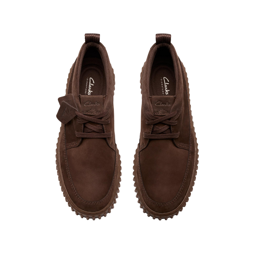 Clarks Stivaletto Torhill Lace Hi Uomo 26184694 Marrone Scuro Camoscio