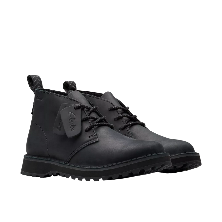 Clarks Stivaletto Polacchino Uomo Pelle Solsbury DB 179716 Nero
