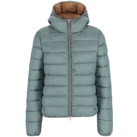 Conte of Florence Giubbotto Donna Imbottito 651119D Verde – cappuccio, caldo, stile elegante