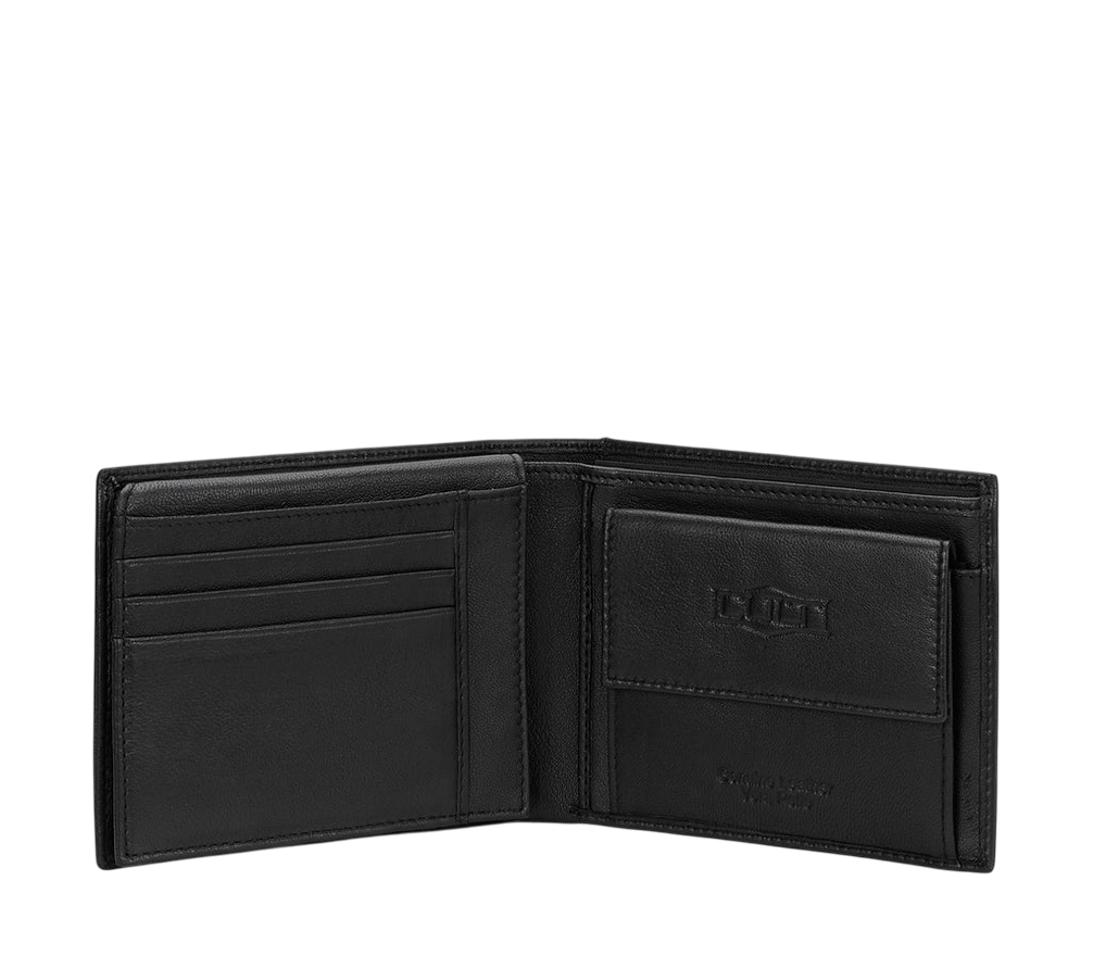 Cult Billfold Portacarte Ian Nero X3EPMX183003999 – Portamonete in Vera Pelle Uomo