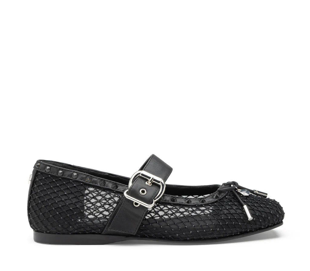 Cult Ballerina Donna JAM 4668 Low Nera Rete Strass - CLW466800