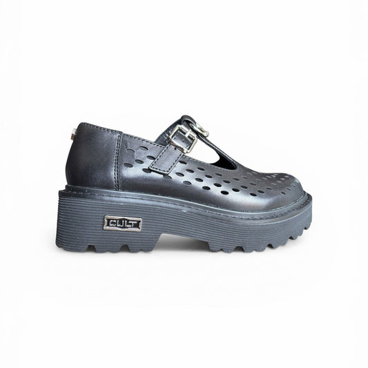 Cult Slash 4688 Low Mocassino Donna Nero Platform - CLW468800
