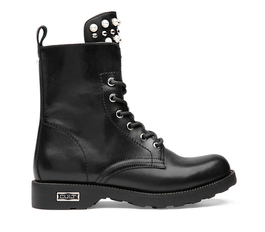 Cult Stivaletti Donna Zeppelin 4597 CLW459700 Black – Pelle Premium, Platform Urban, Stile Iconico