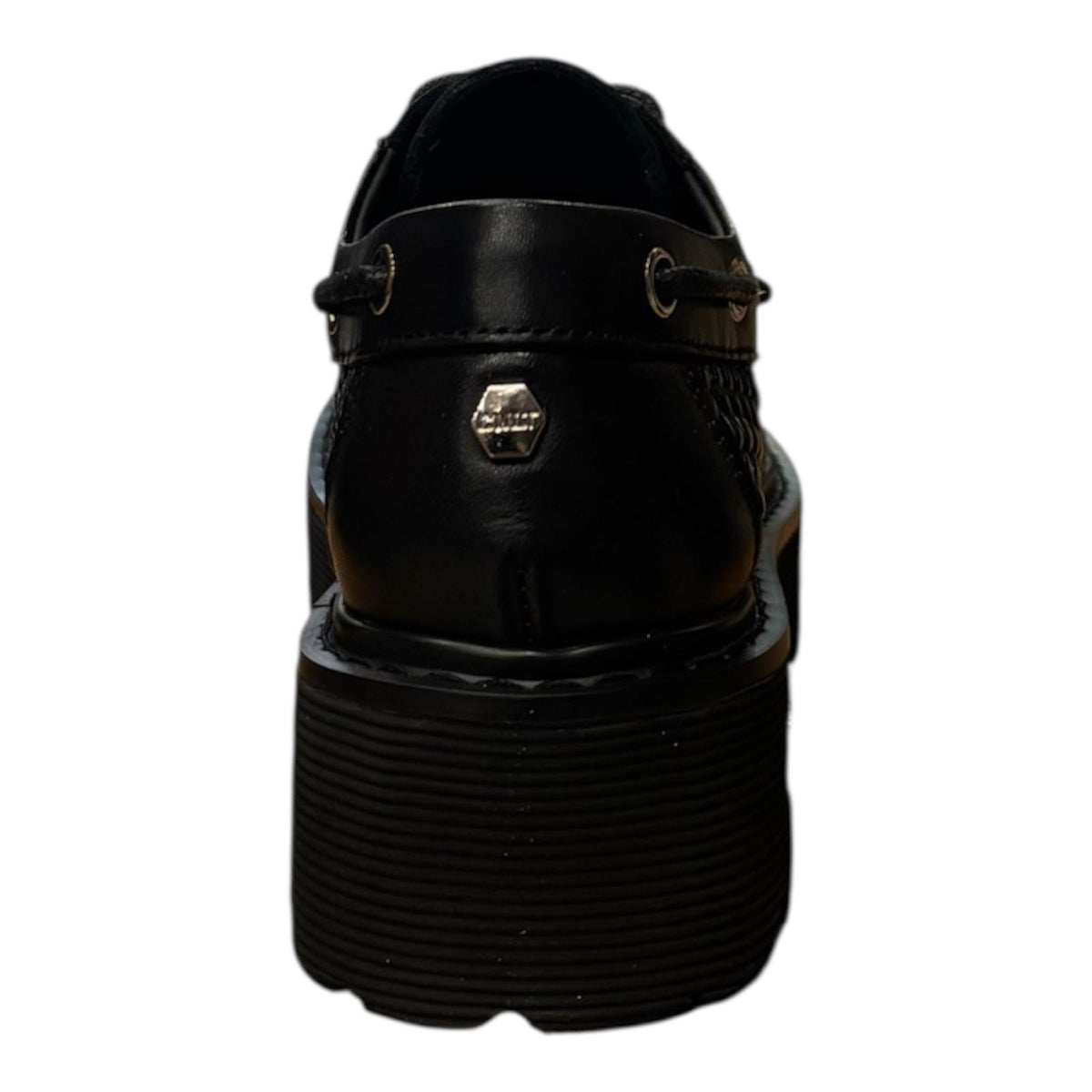 Cult Scarpa Donna Pelle Intrecciata SLASH 4686 CLW468600 Nero PE26