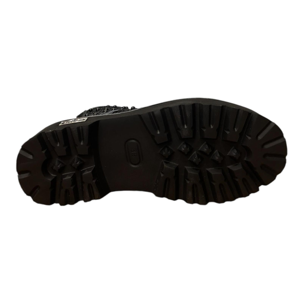 Cult Stivale Donna Pelle Rete Perle CLW469600 Nero PE26