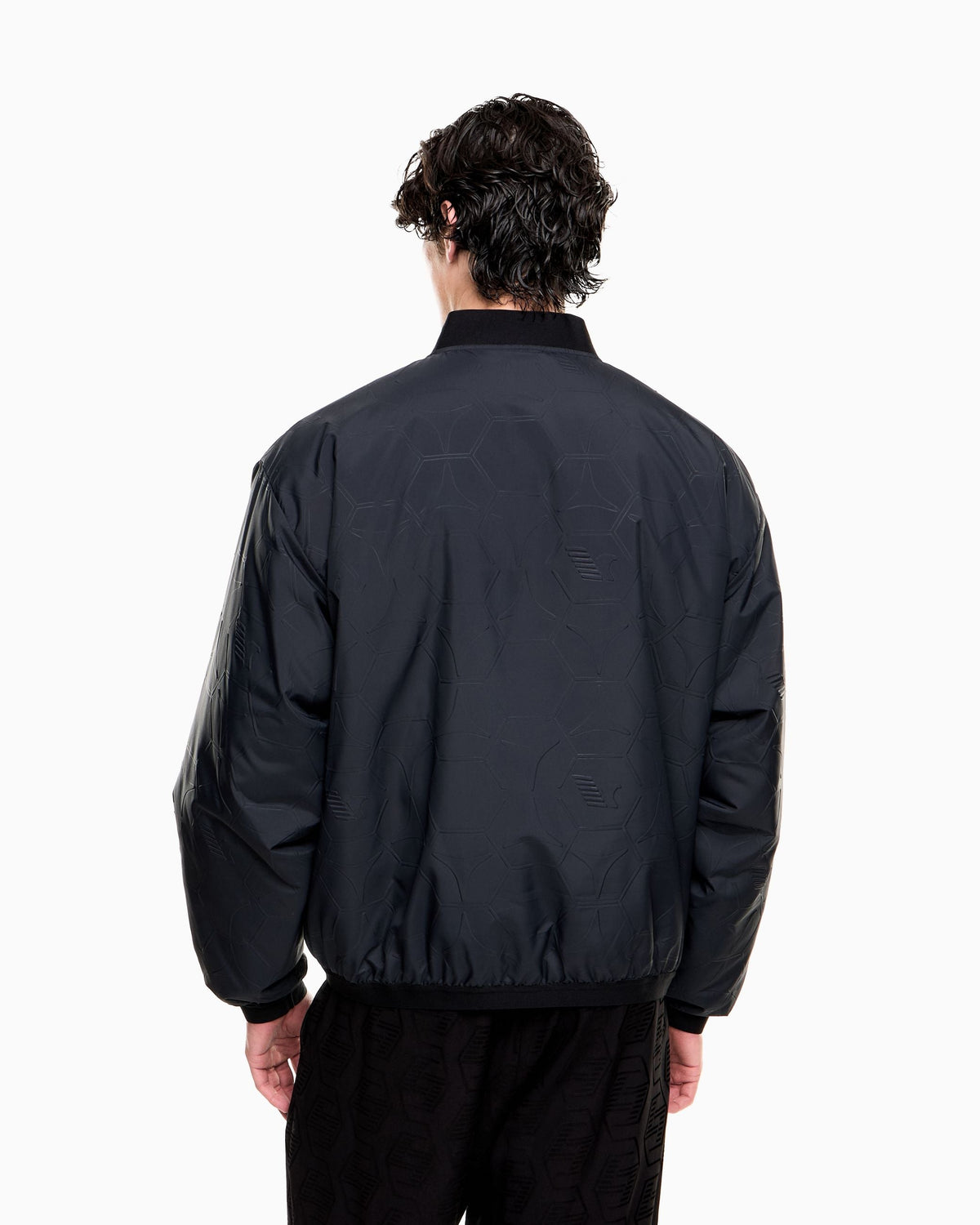 EA7 Emporio Armani Giubbino Bomber Uomo Nero Soccer - 7M001786 AF22301