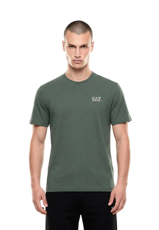 EA7 Emporio Armani T-shirt Logo Series Uomo Verde - 7M000567 AF10375 U7260