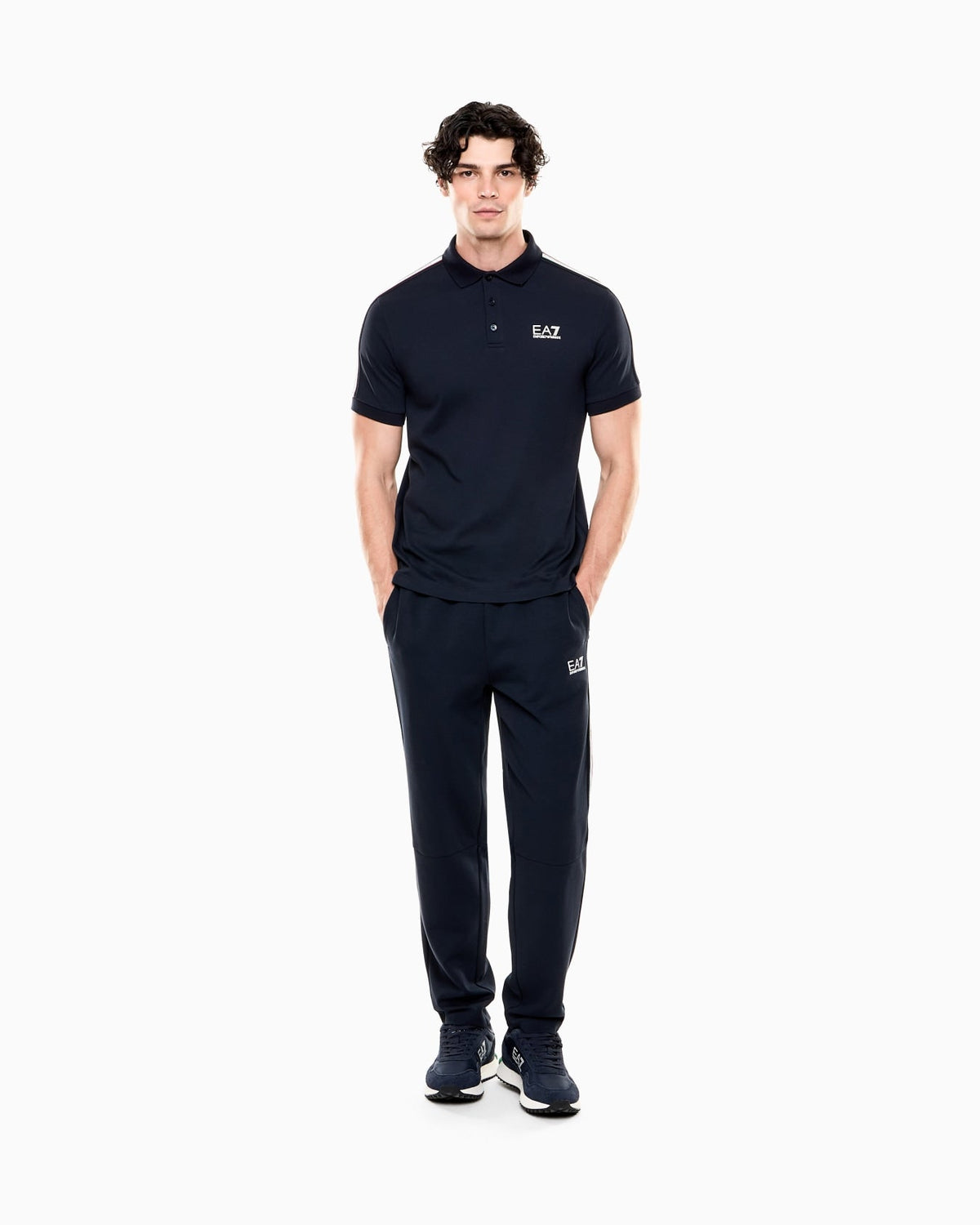 EA7 Emporio Armani T-shirt Uomo Blu Italian Spirit 7M001861 AF12503 UB102
