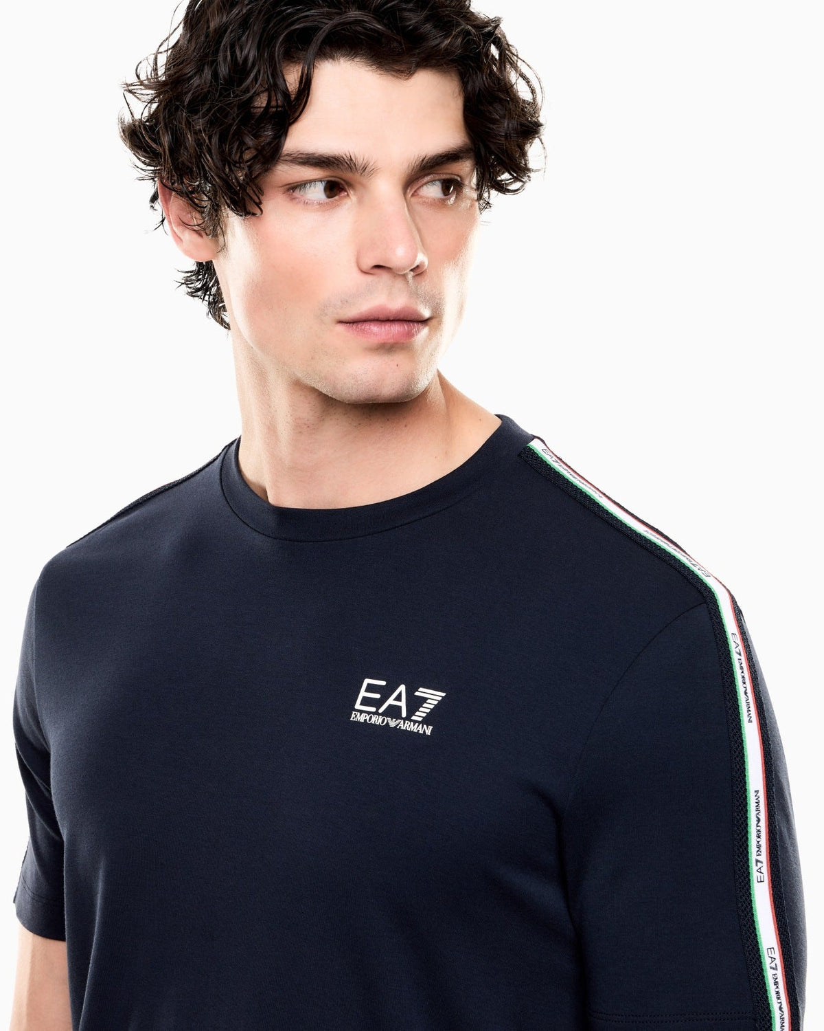 EA7 Emporio Armani T-shirt Uomo Blu Italian Spirit 7M001861 AF12503 UB102