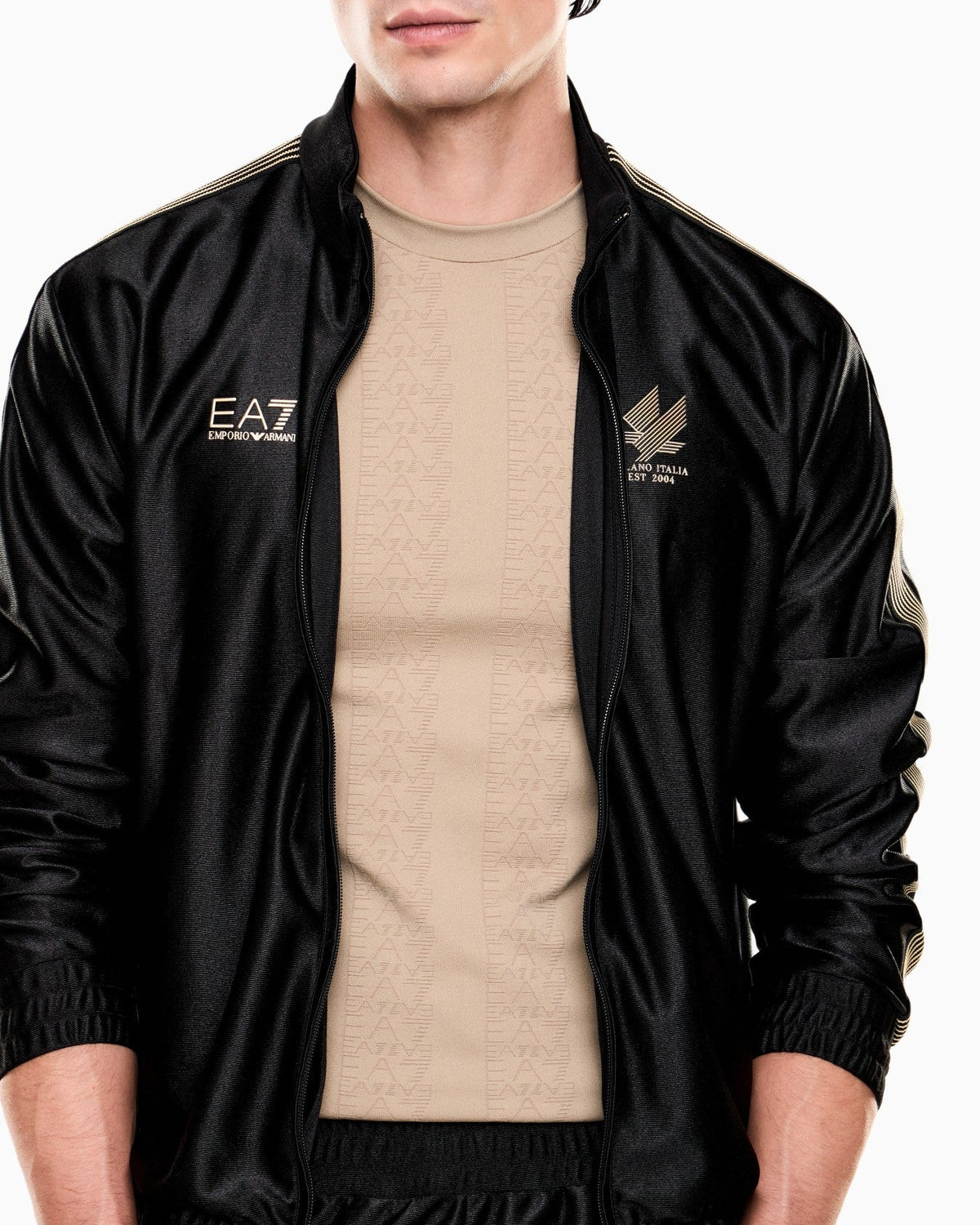 EA7 Emporio Armani Tuta Sportiva Uomo Nera Soccer 7M001613 AF21688 UC001