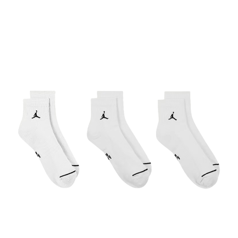 Jordan calza alla caviglia Everyday DX9655-100 bianco Confezione da 3 paia