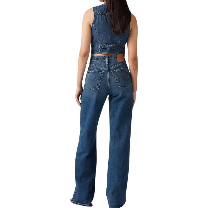 Levi's Ribcage Wide Leg Jeans Donna Blu A60810012