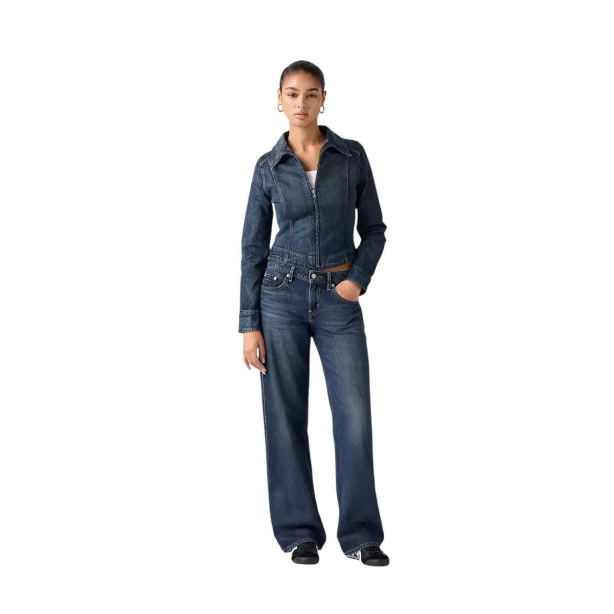 Levi's Jeans Low Loose A55660064 Lost In Translation Blu Donna