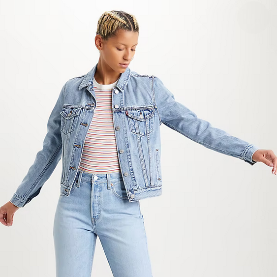 Levi's giacca in jeans da donna Jacket Trucker 299450100 denim all mine medium indigo