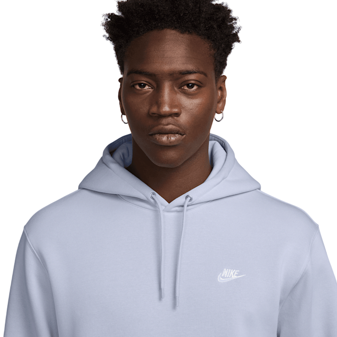 Nike Felpa Cappuccio Uomo Felpata Logo Futura FN3859-057 | Glicine