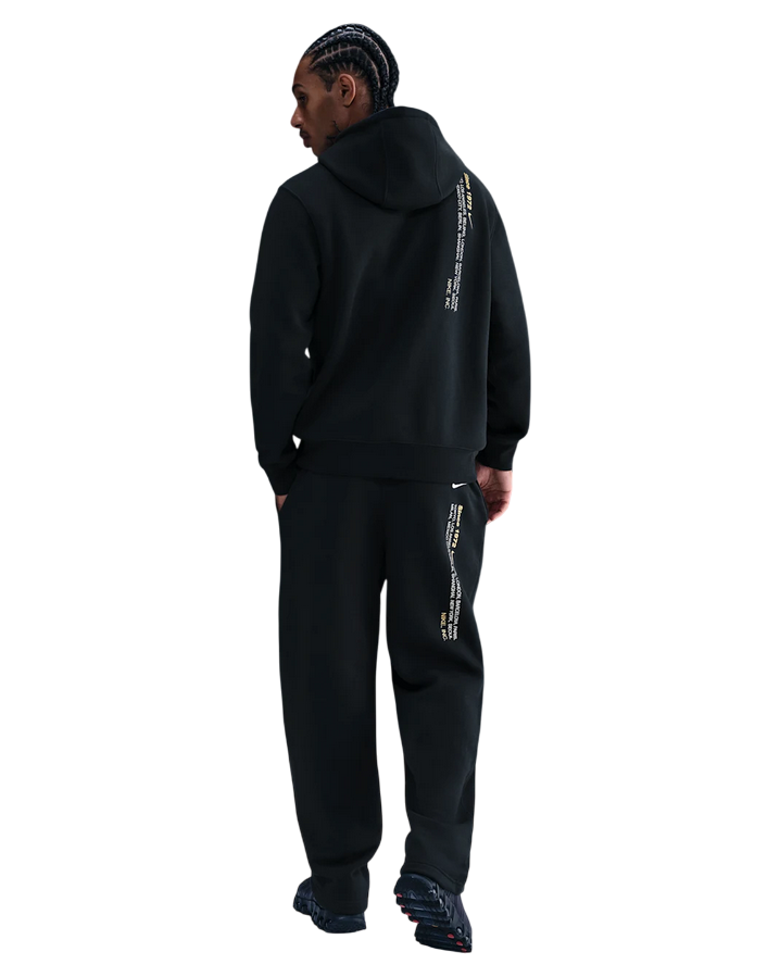 Nike Felpa Fleece Metallic M IM8321-010 Nera | Comfort Premium e Stile Urban