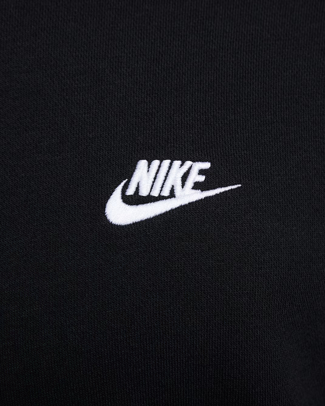 Nike Felpa Club Girocollo French Terry Uomo FN3888-010 Nero