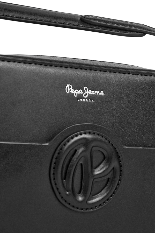 Pepe Jeans Borsa Donna PL031662 999 Nero – Design Minimal Chic in Similpelle Premium