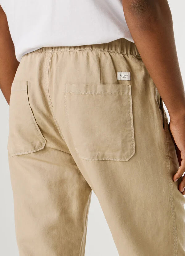 Pepe Jeans pantalone chino con cordoncino regolabile da uomo PM2100080 P845 beige