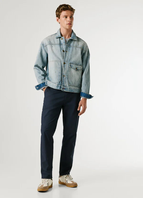 Pepe Jeans pantalone chino slim fit PM2100073 P845 dulwich blue