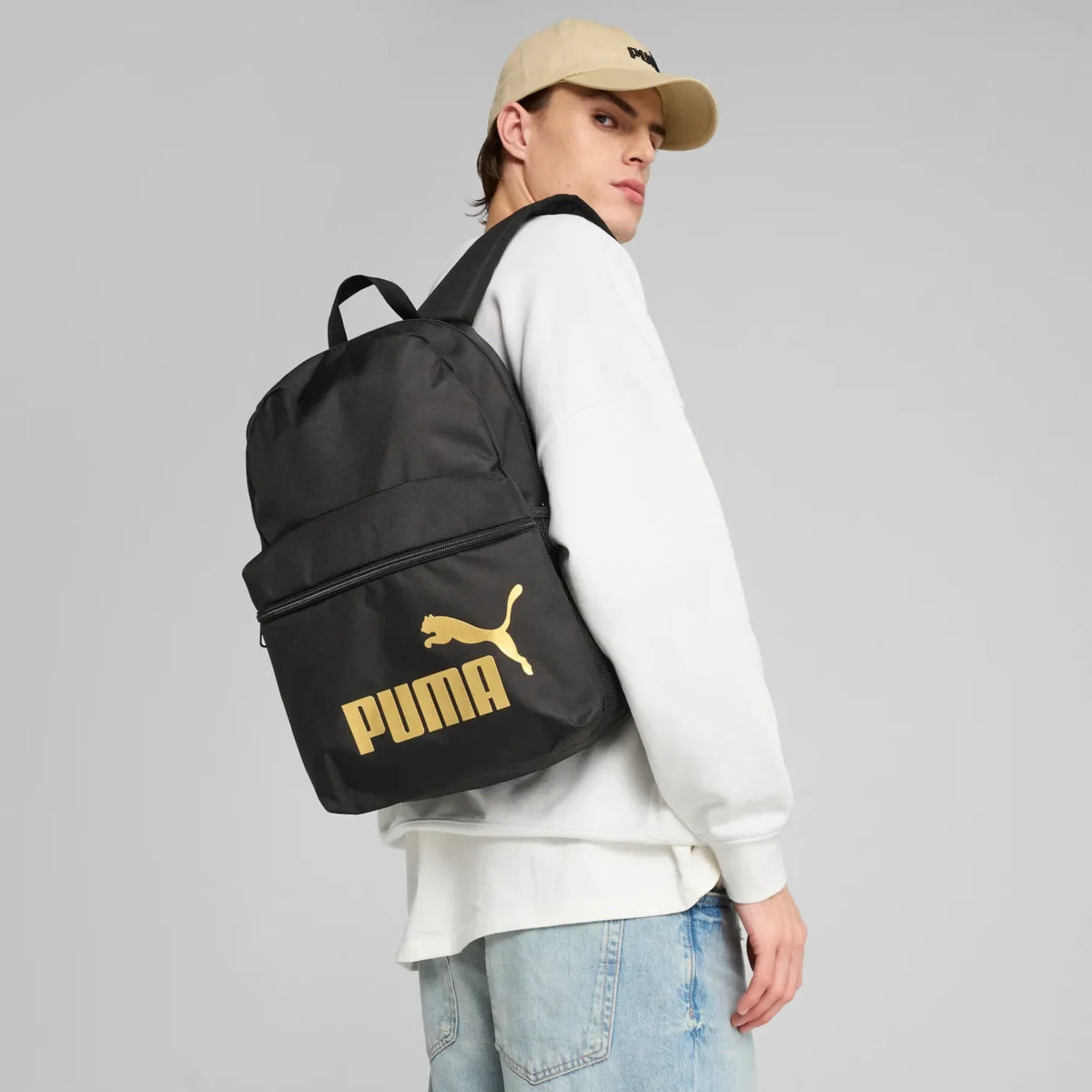 Puma zaino multiuso Phase 091164-03 nero-oro