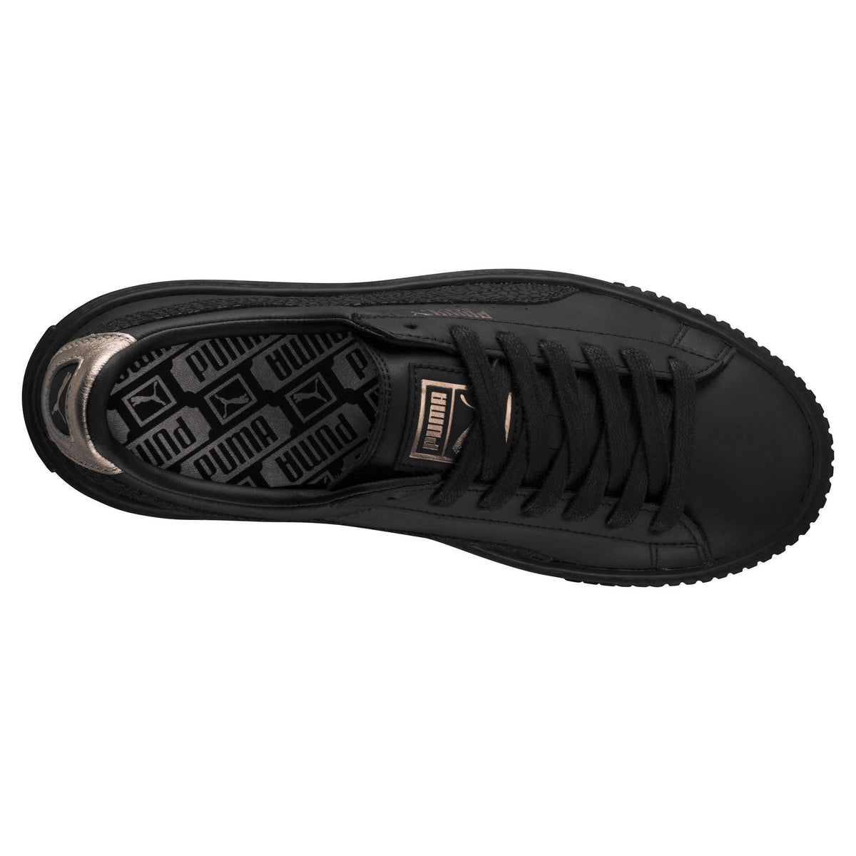 Puma Basket Euphoria RG 366814-01 Sneakers Donna Zeppa Nero