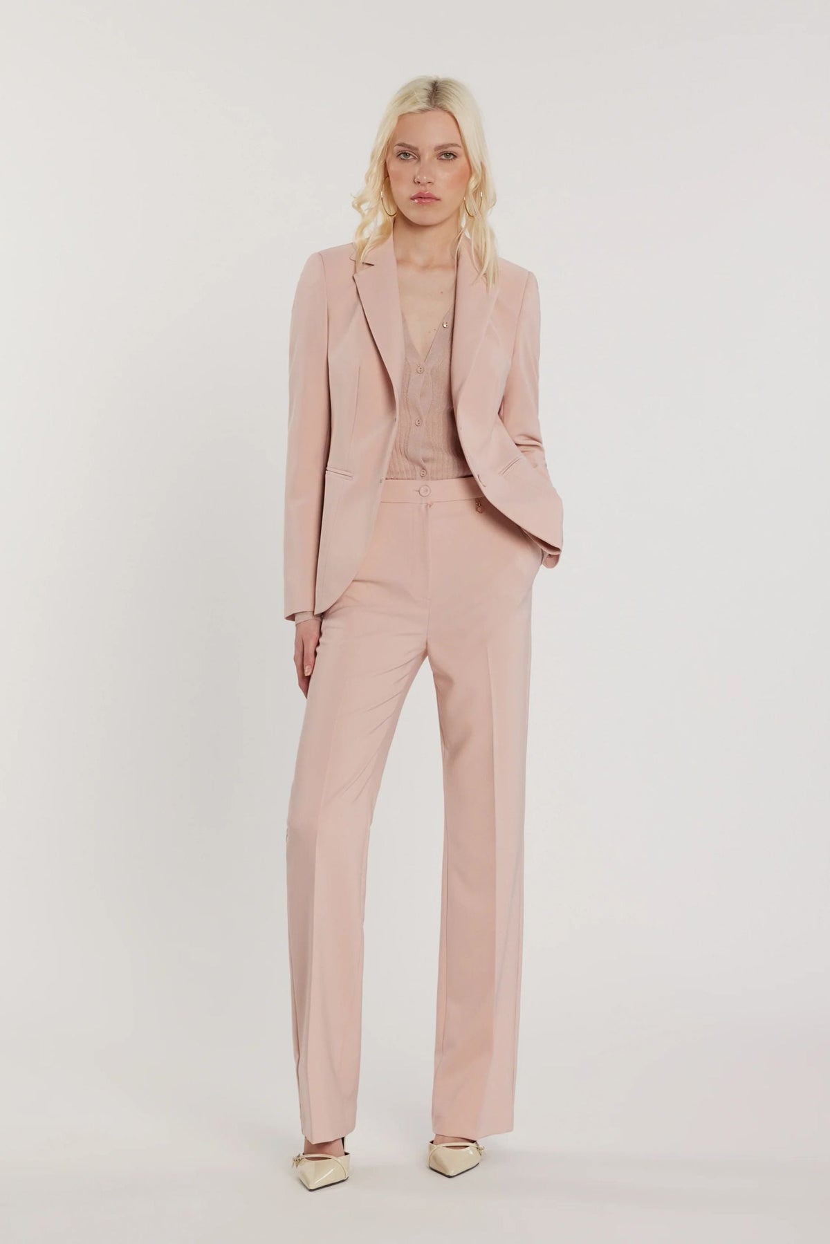Relish Pantalone INDIANAPOLIS RDP2607006060 Donna Rosa - Pantalone Vita Alta