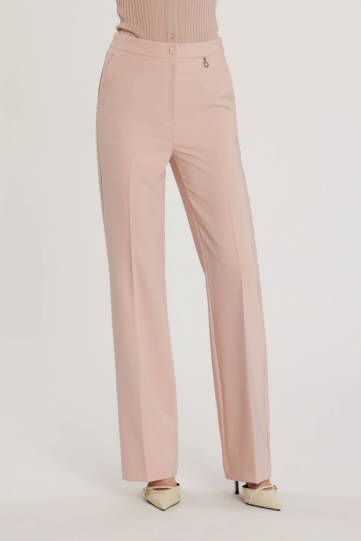 Relish Pantalone INDIANAPOLIS RDP2607006060 Donna Rosa - Pantalone Vita Alta