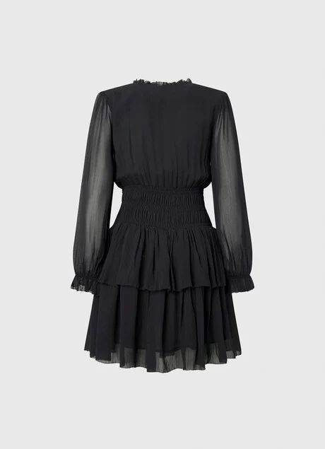 Pepe Jeans Abito Mini Romantico Lucy PL953018 999 black