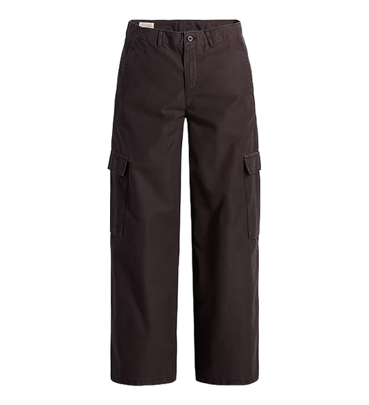 Levi's Pantalone Cargo Oversize A60770003 Donna Nero - Pantaloni