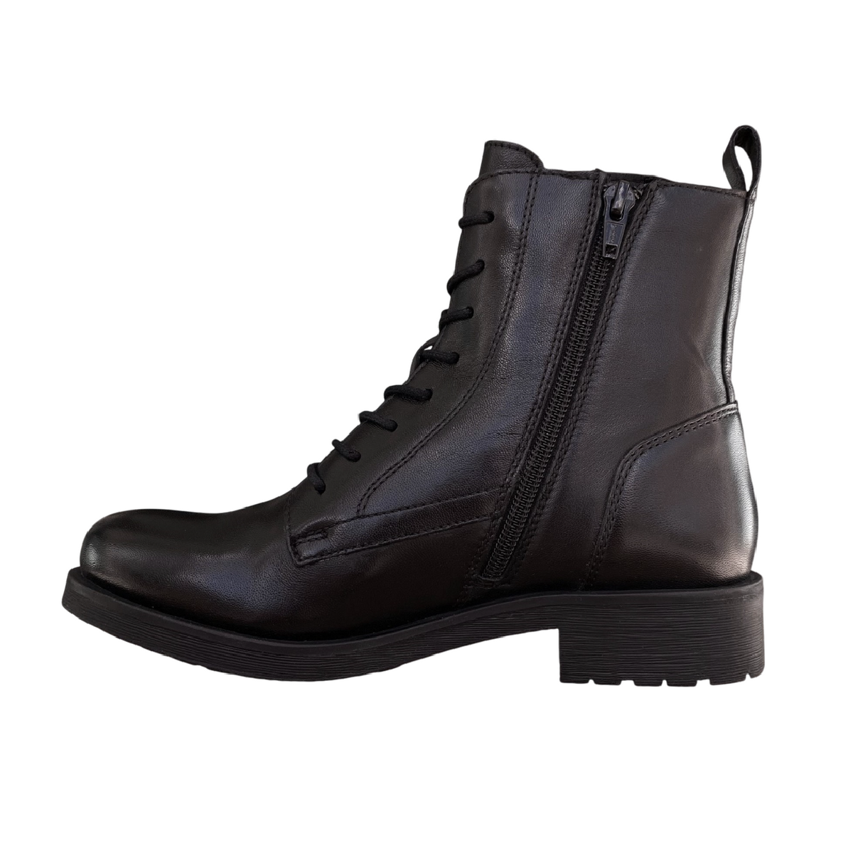 Geox Rawelle D566RA Stivale Donna Nero Pelle Traspirante