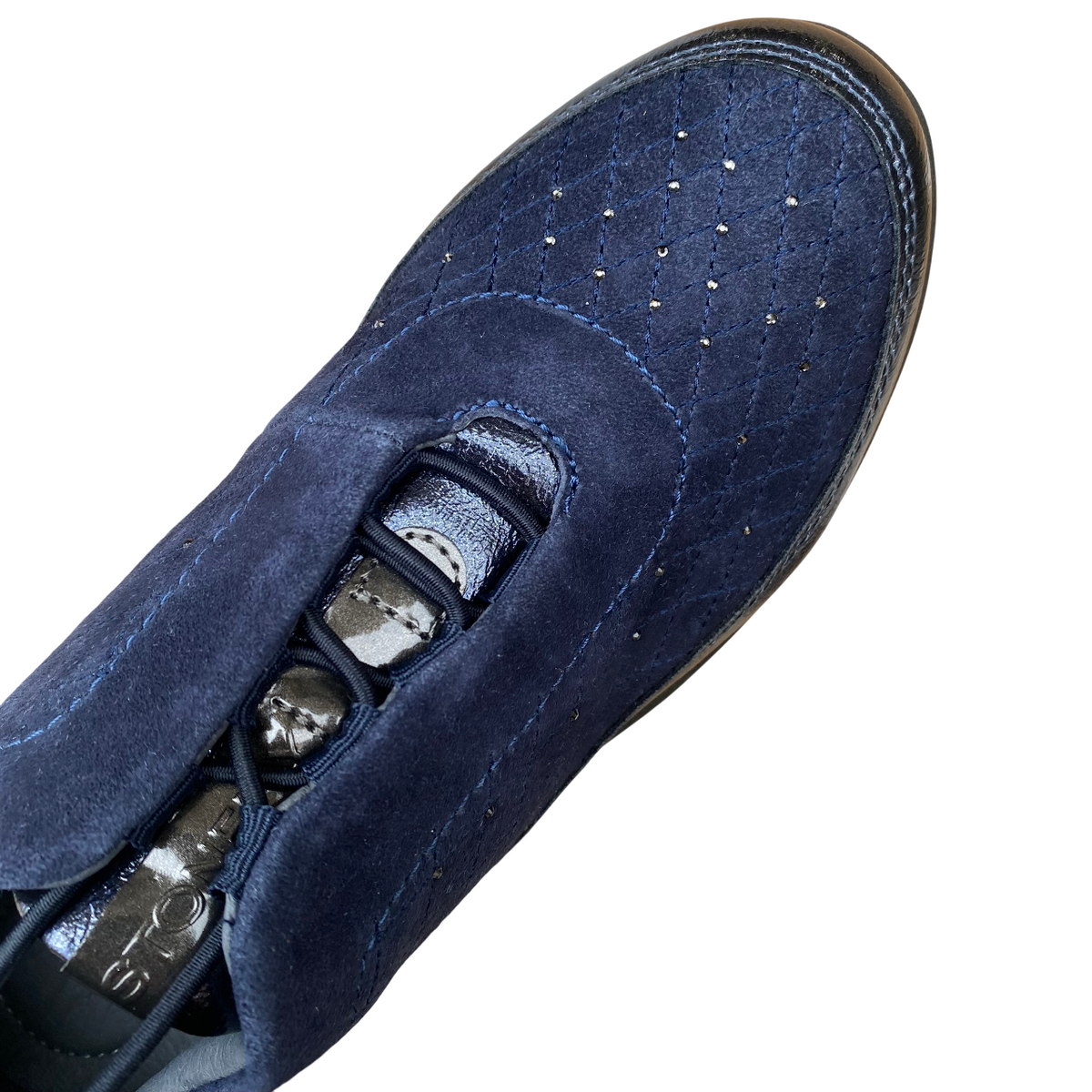 Stonefly Slip-On Cream 21 Donna 222958-131 Blu Scuro – Comfort Blusoft®, Pelle Scamosciata e Stile Elegante