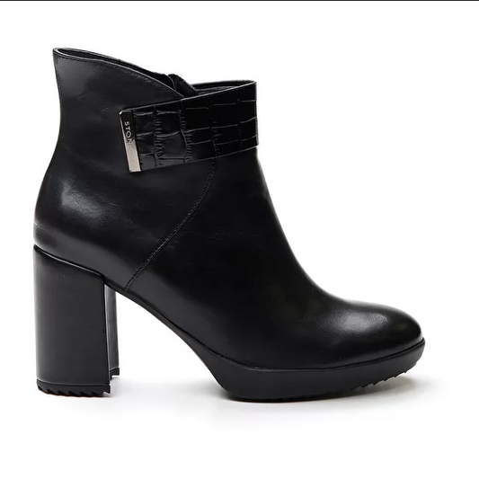 Stonefly Stivaletto Oprah 26 218209 Nero Pelle Nappa