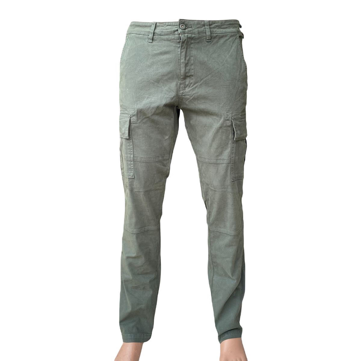 Trez Pantalone Cargo Uomo M49750 638 Verde Slim Fit